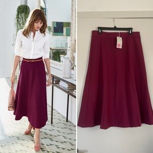 NWT $125 Boden Midi Skirt Size 10p